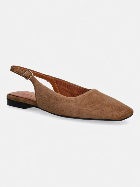 Vagabond Shoemakers balerini Piele întoarsă DELIA maro