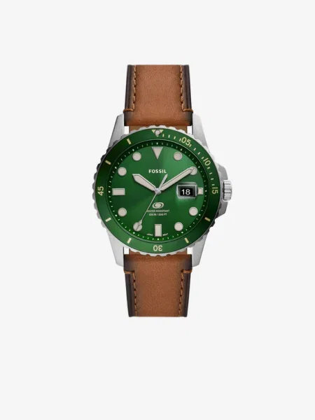 Fossil ceas barbati argintiu albastru