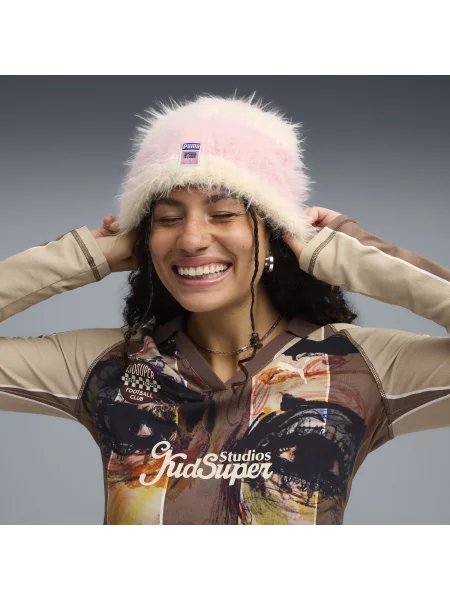 Puma czapka PUMA x KIDSUPER różowy