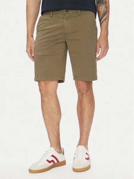 Kratke hlače iz tkanine Marc O'Polo zelena