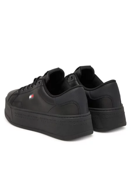 Tommy Jeans Superge Platform Logo Sneaker črna