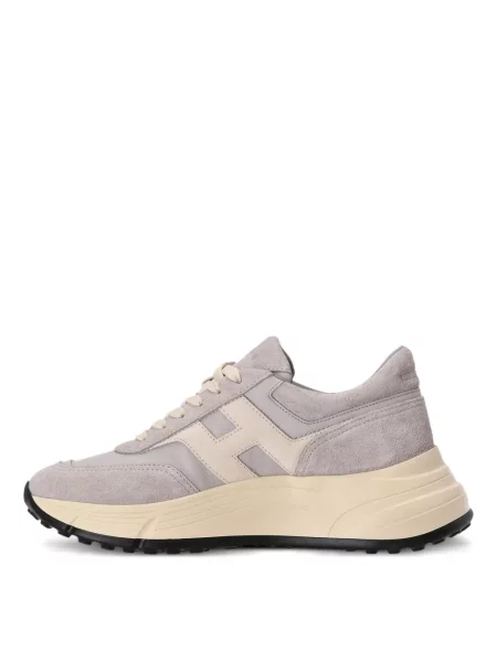 Sneakerși Hogan din piele de căprioară gri