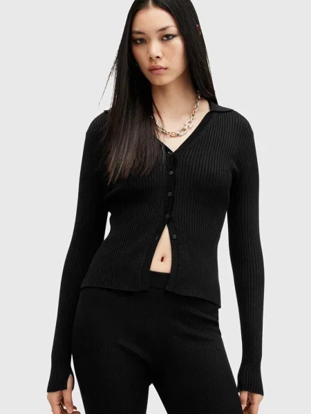 Kardigan AllSaints CRUZ dámský černá