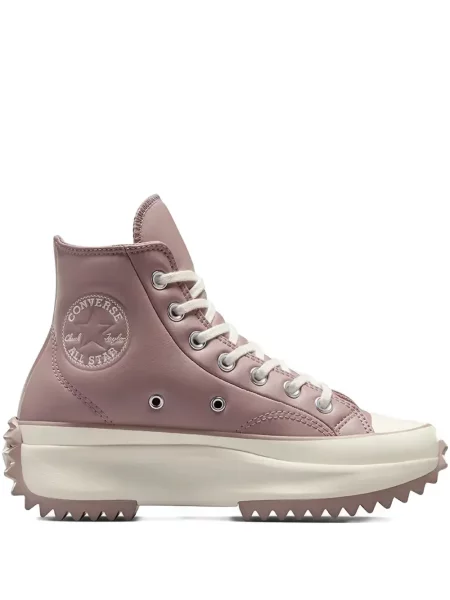 Sneakerși Converse Chuck Taylor All Star din piele cu autograf alergare negru