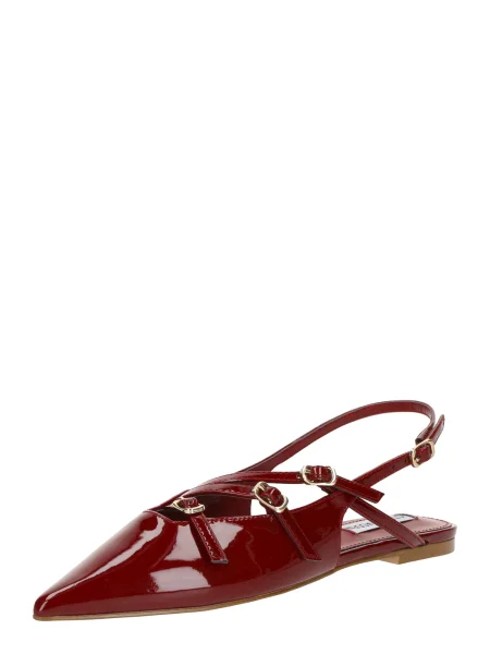 STEVE MADDEN Baleríny s ramienkom Cianna vínovo červená vínová