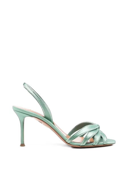 Sandale Aquazzura slingback verde