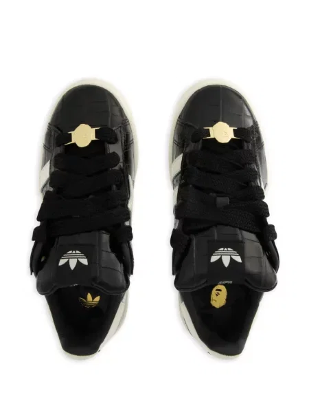 Sneakerși Adidas Campus cu model leopard negru