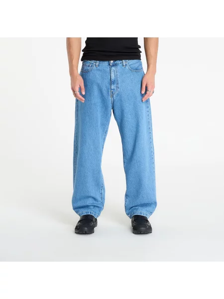 Nadrágok Carhartt WIP Landon Pant Blue Heavy Stone Wash 28 kék