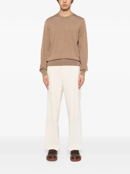 Tricou Tom Ford cu decolteu în U maro