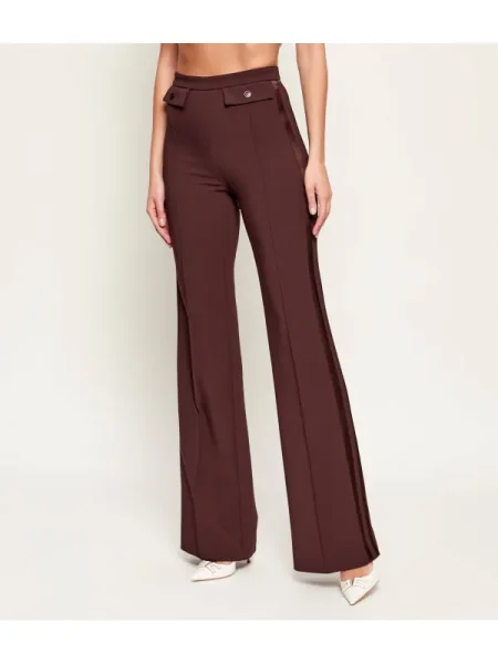 Elisabetta Franchi Pantaloni | flare fit maro