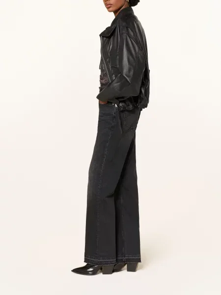 Allsaints Dżinsy Typu Bootcut Fable schwarz czarne