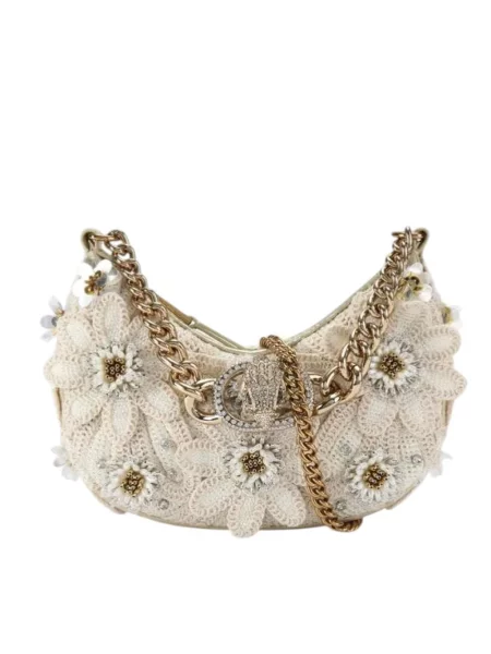 Torebka hobo Kurt Geiger beżowa