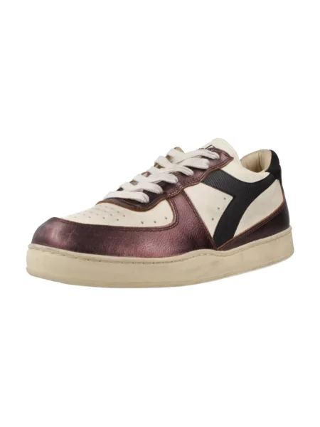 Sneakersy Diadora skórzane brązowe