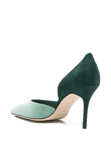 Pantofi cu toc Manolo Blahnik verde