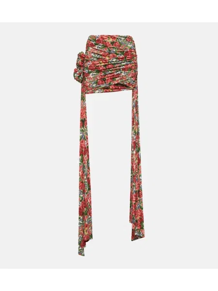 Fustă Magda Butrym cu model floral drapată