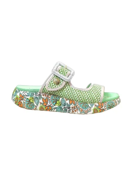 Pantofi Laura Vita verde