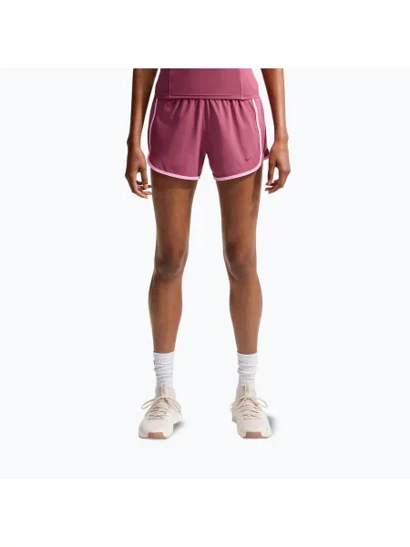 Pantaloni scurți de antrenament pentru femei Nike One pink smoke/pink rise/mystic dates roz