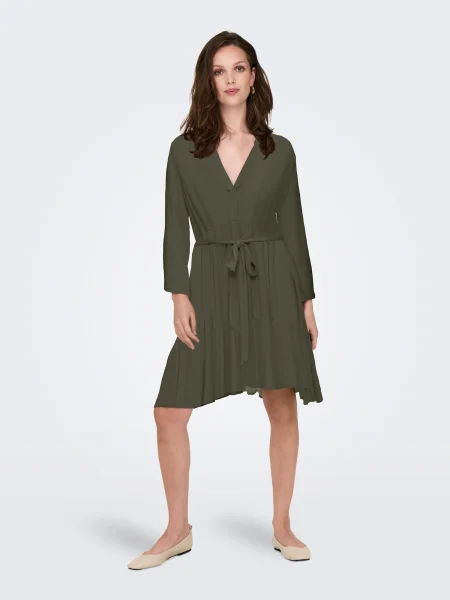 ONLY Rochie ONLCLEMMENTINE oliv