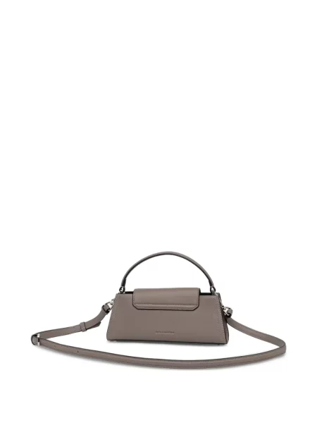 Crossbody kabelka Karl Lagerfeld sivá