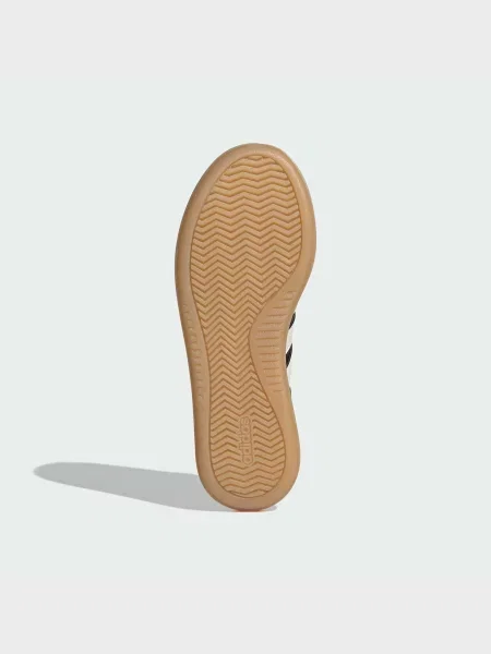 Кожаные кроссовки Adidas черные