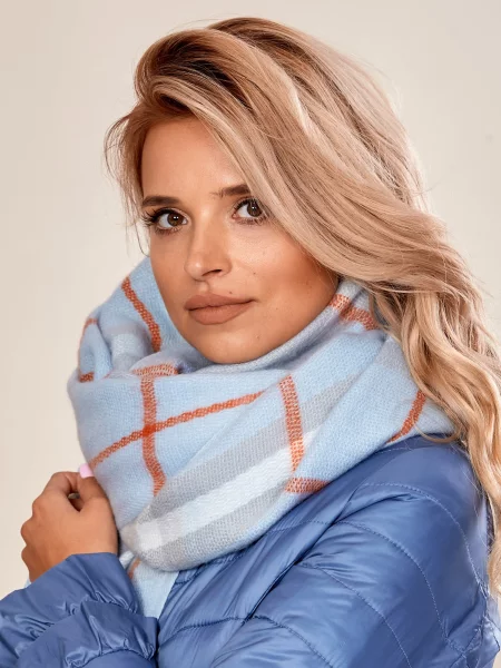 Fular Fashionhunters albastru