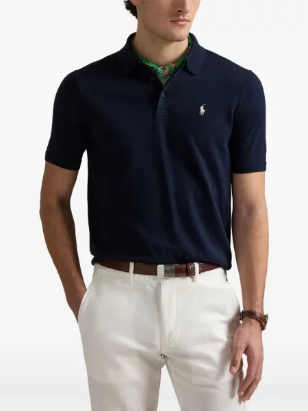 Cu centură curea Polo Ralph Lauren tricotate cu dungi albastru
