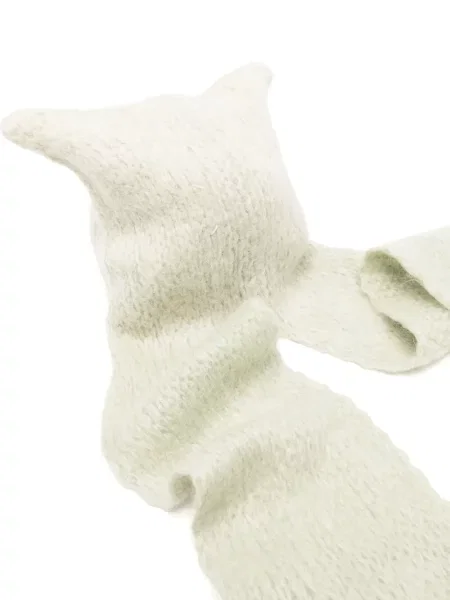Megztas šalikas Maison Margiela žalia