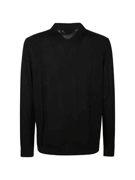 Lung tricou polo Michael Kors negru