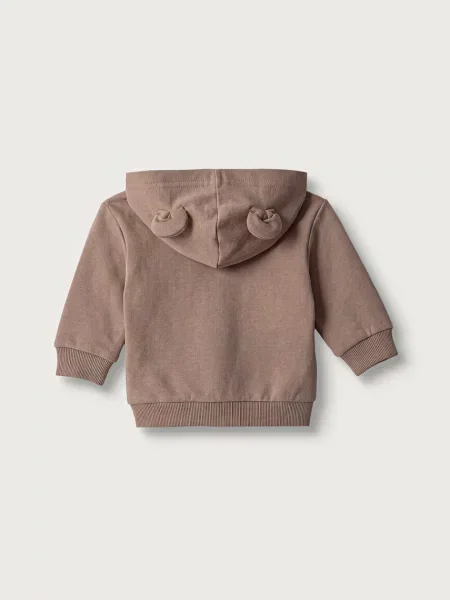 United Colors of Benetton кофта з капюшоном для немовлят з бавовною