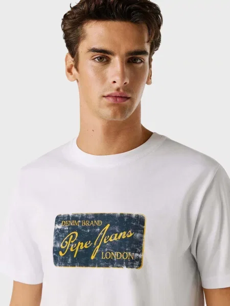 Футболка Pepe Jeans біла