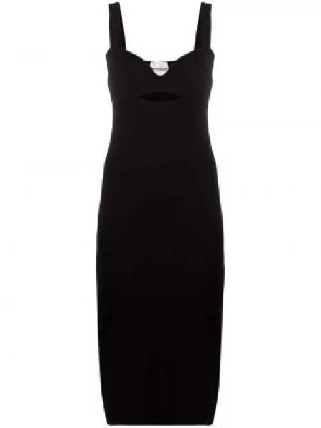 Rochie midi Roland Mouret tricotate negru