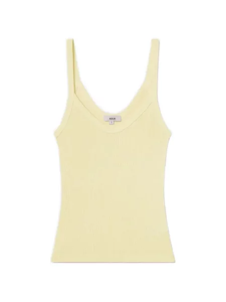 Top Agolde tricotate galben
