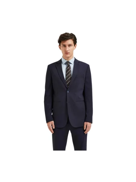 Marynarka Selected Homme niebieska