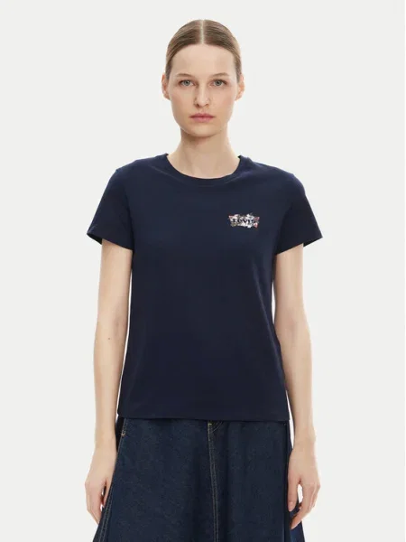 Тениска Levi's THE PERFECT TEE тъмносиньо