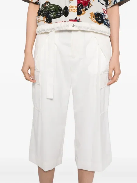 Pantaloni Sacai alb