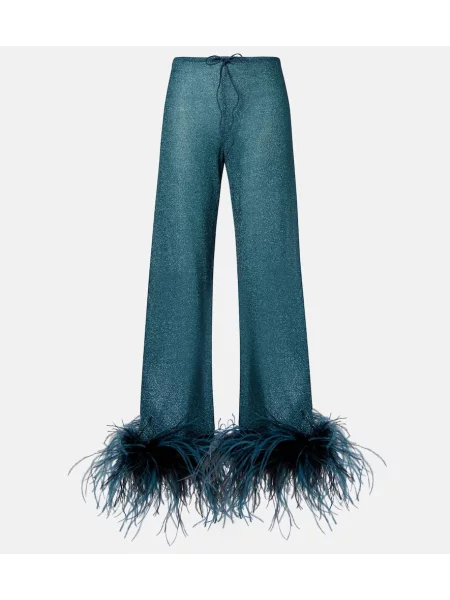 Pantaloni Oseree albastru