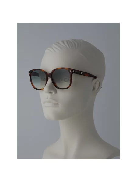 Okulary przeciwsłoneczne Jimmy Choo brązowe