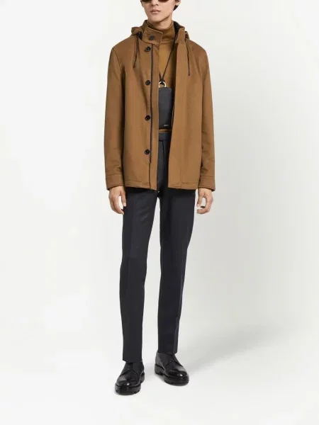Vilnonės kelnės Zegna pilka