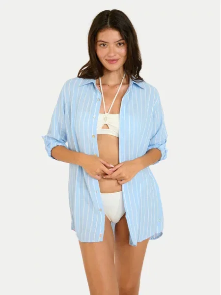 Banana Moon Koszula Garel Galeana Błękitny niebieska