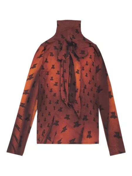 Heláncă Acne Studios cu imagine roșu