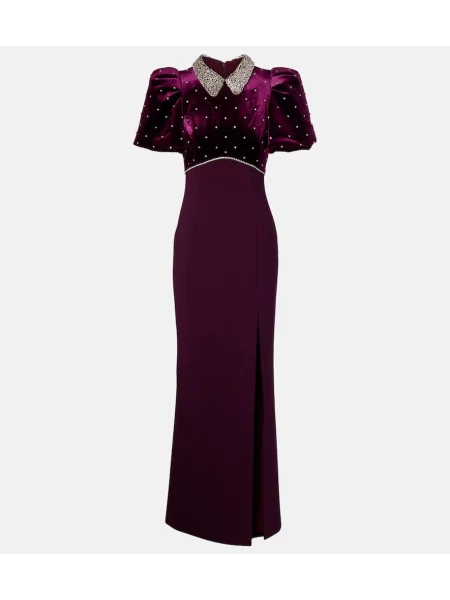 Rochie Rebecca Vallance de catifea violet