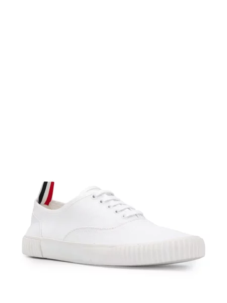 Sneakersy Thom Browne płócienne białe