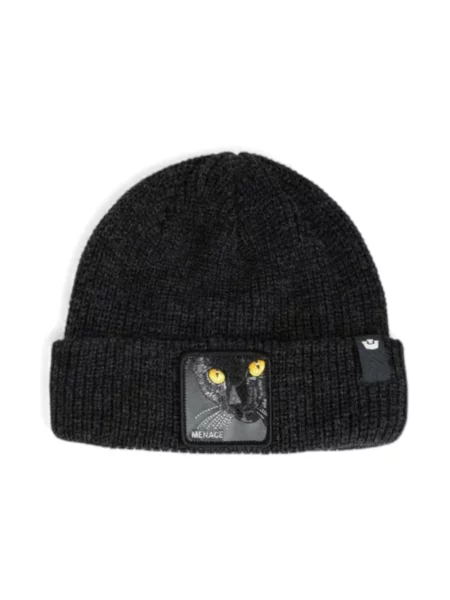 Lniana czapka Goorin Bros czarna
