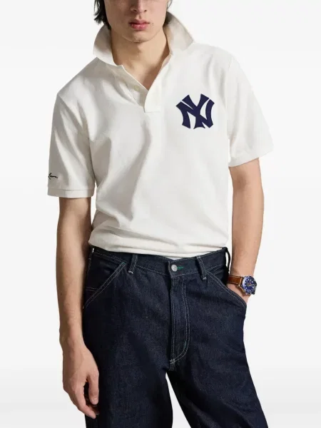 Ριγέ δερμάτινος κάλτσες Polo Ralph Lauren με κορδόνι μαύρο