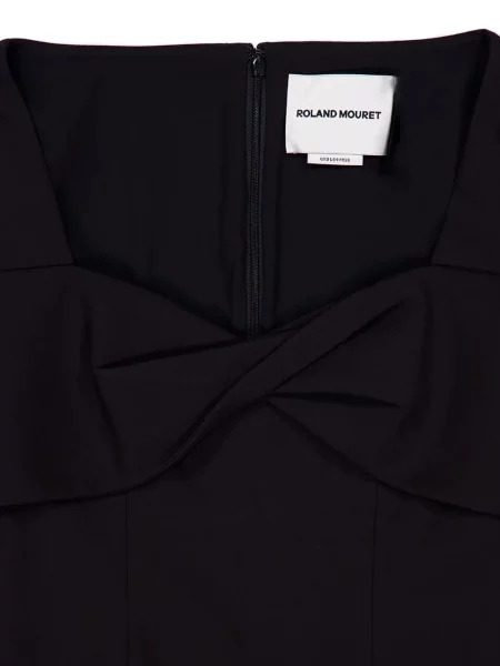 Rochie maxi Roland Mouret lungă de costum negru