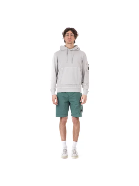 Bluza z kapturem C.p. Company z kapturem szara
