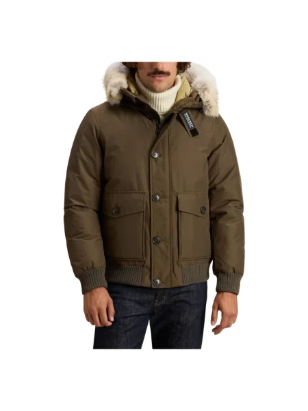 Kurtka bomber Woolrich zielony