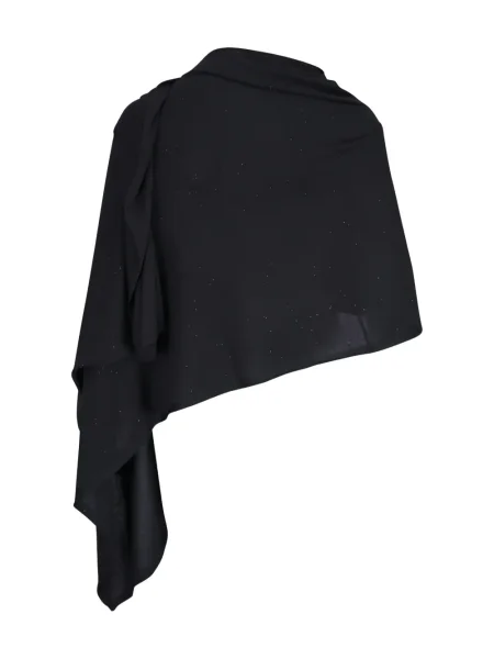 Fular Kinross Cashmere din cașmir negru