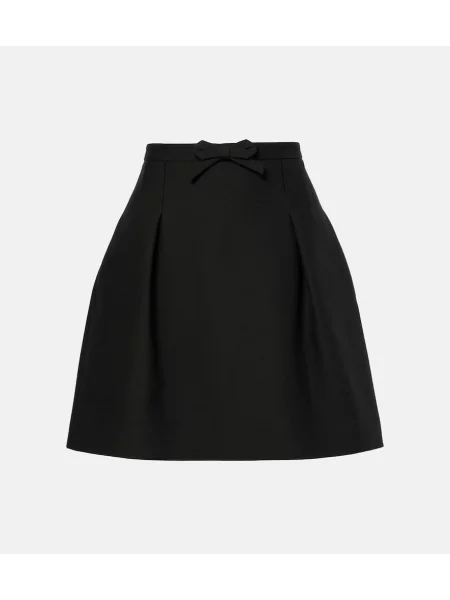 Fustă Valentino din crep negru