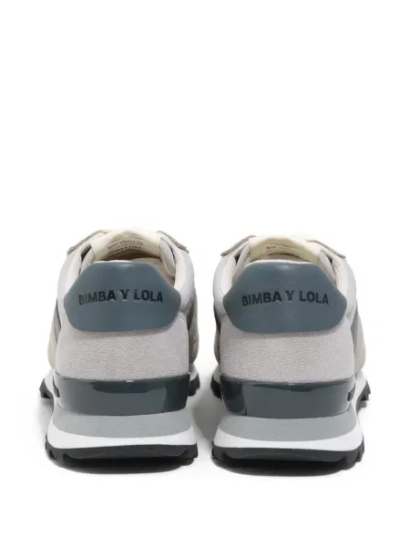 Sneakers Bimba Y Lola με κορδόνια με δαντέλα γκρι